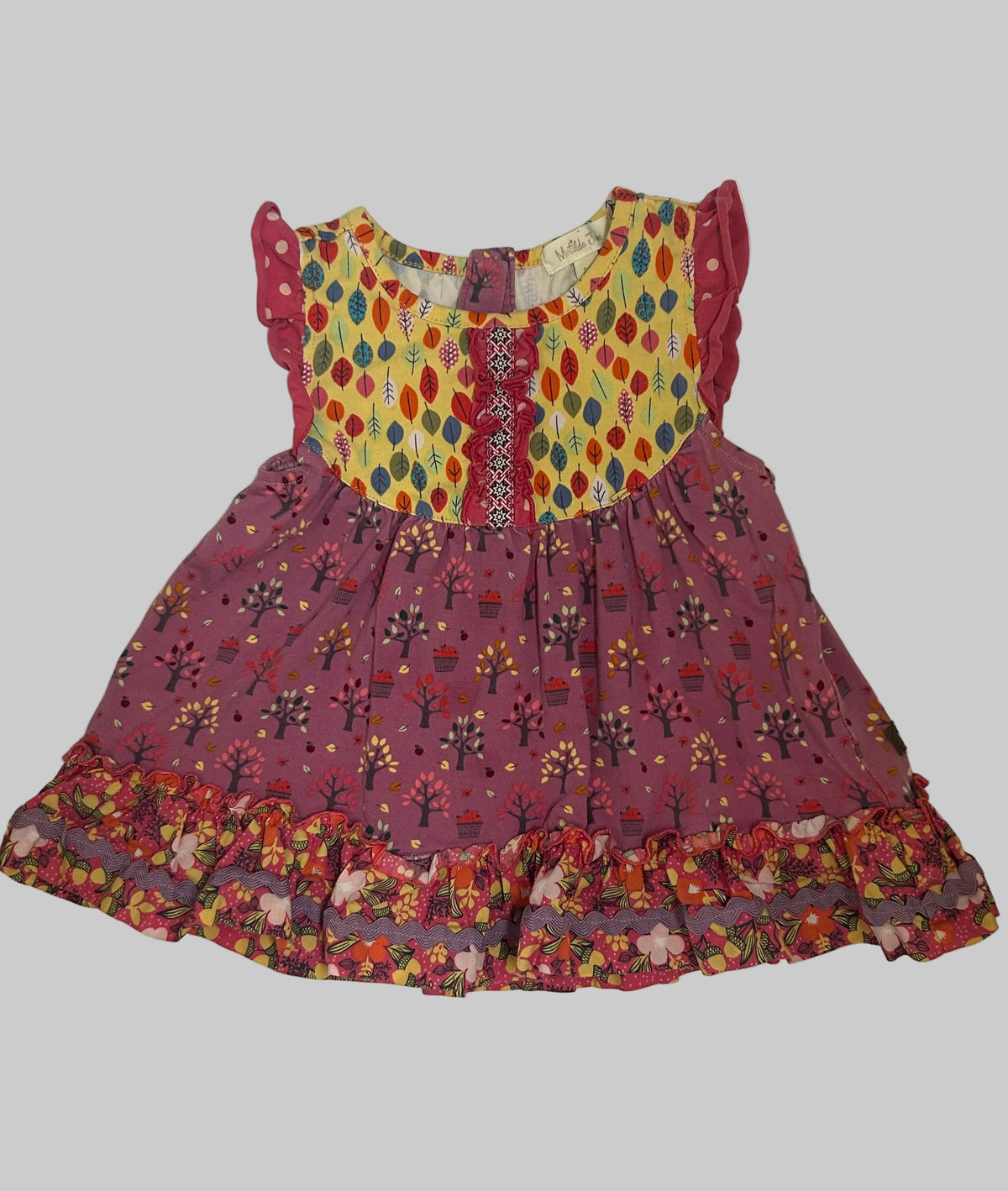 Matilda Jane Friends Forever Saffron Flutter Top 18-24M