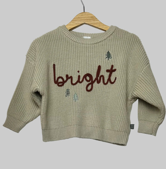 Modern Moment Cream Bright Sweater 18M