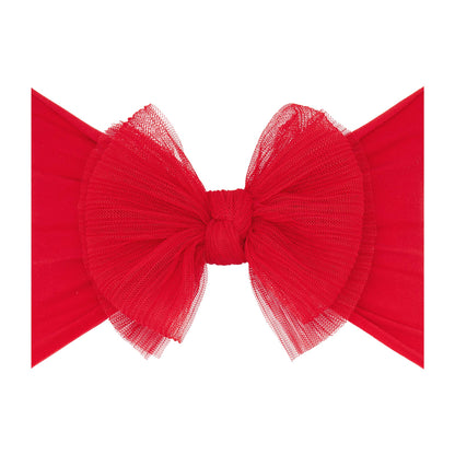 Baby Bling® Tulle headband with tulle bow: Cherry