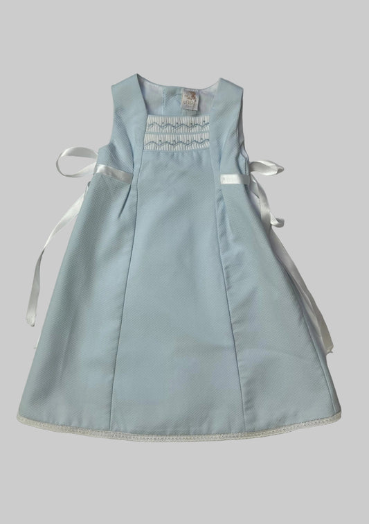 Elisa Menuts Light Blue Dress 0-3M