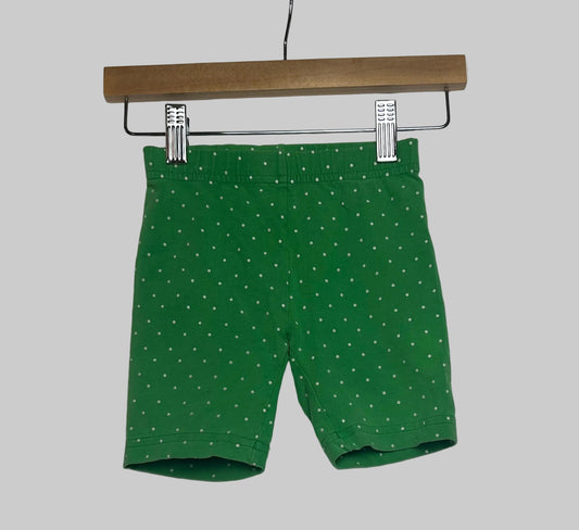 Hanna Andersson Green Dot Shorts 3T