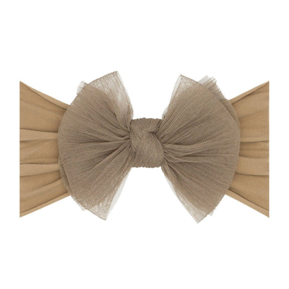 Baby Bling® Tulle headband with tulle bow: Cherry