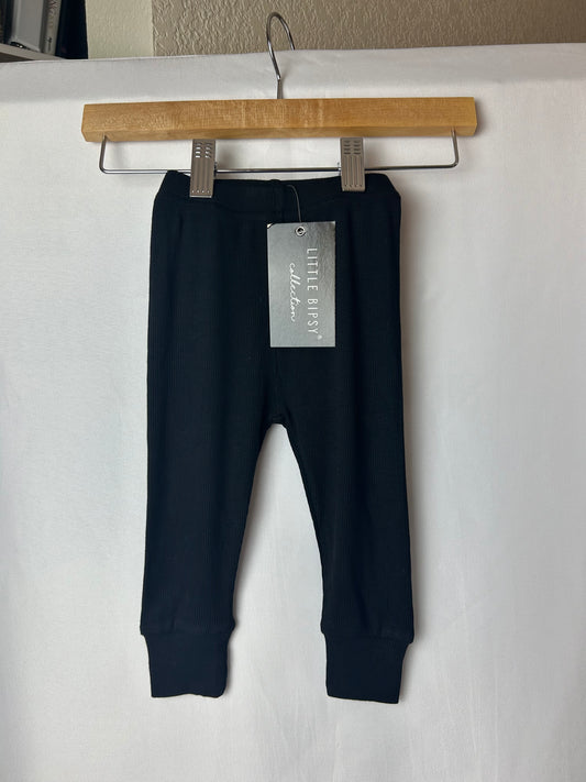 Little Bipsy Black Silky Pantsw/tags 12-18M