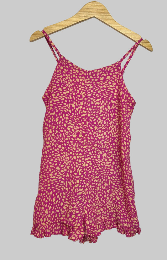 GB Girls Pink Spotted Romper 4
