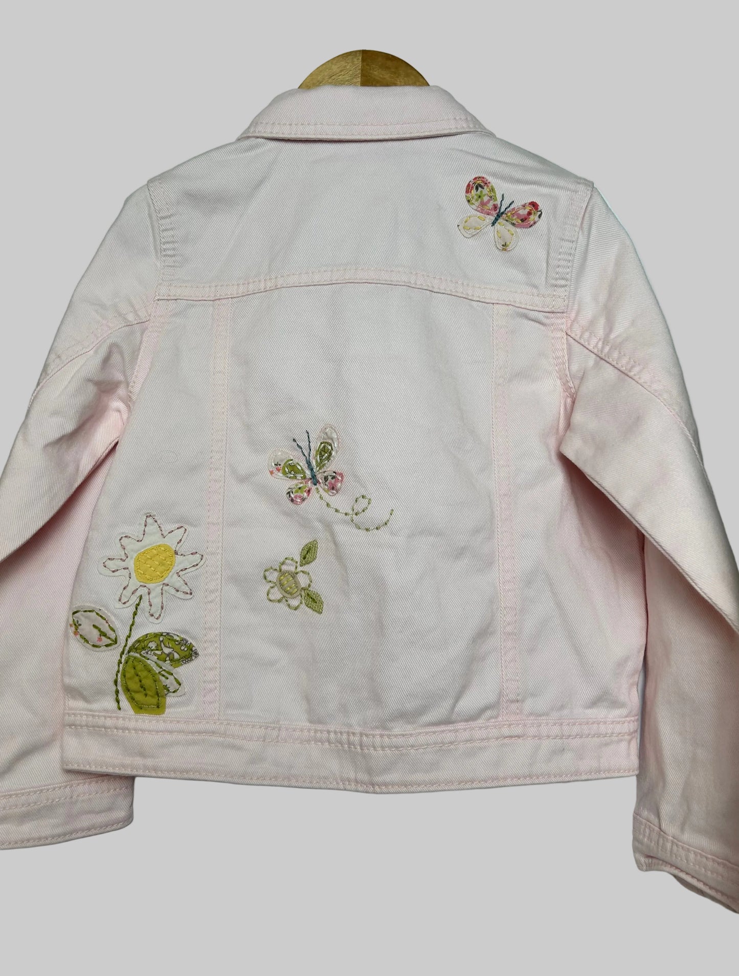 NEXT Pink Denim Jacket 5/6