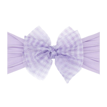 Baby Bling® Tulle headband with tulle bow: Cherry