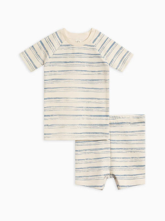 Organic Baby & Kids' 2-Piece Short Sleeve Jammie Set