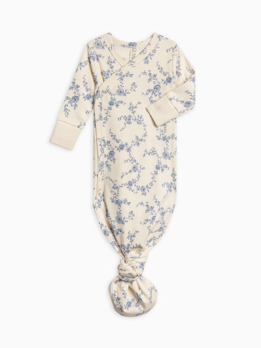 Indy Kimono Gown-Serena Floral/ Rain