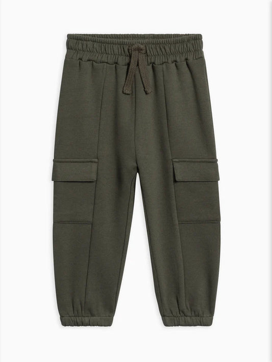 Colored Organics Dallis Fleece Cargo Sweatpants Pine