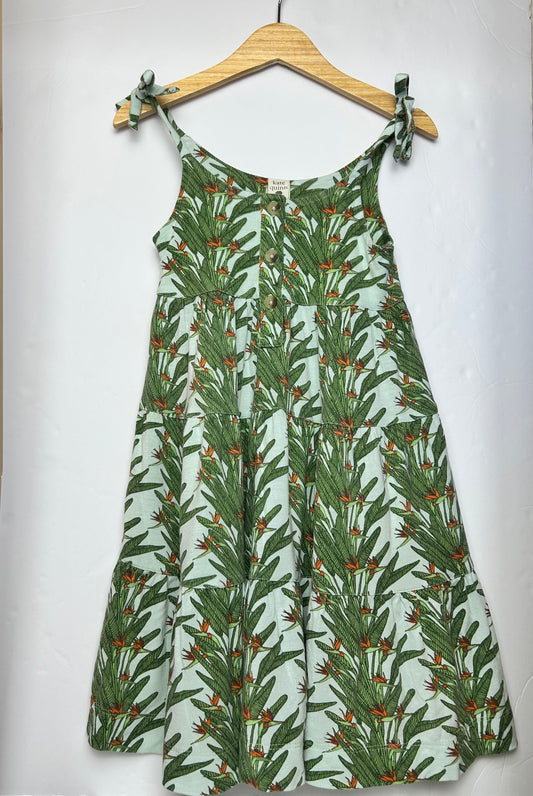 Kate Quinn Green Tropical Dress 18-24M