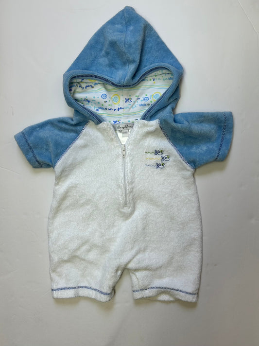 Kissy Kissy Terry Cloth Romper 3-6M