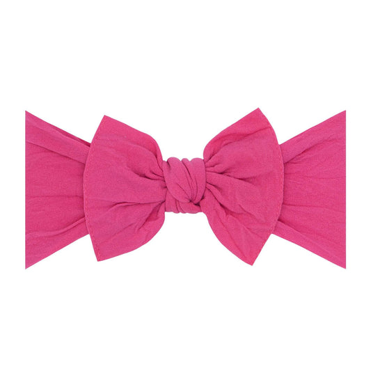 Baby Bling® Knot soft headband: Hot pink