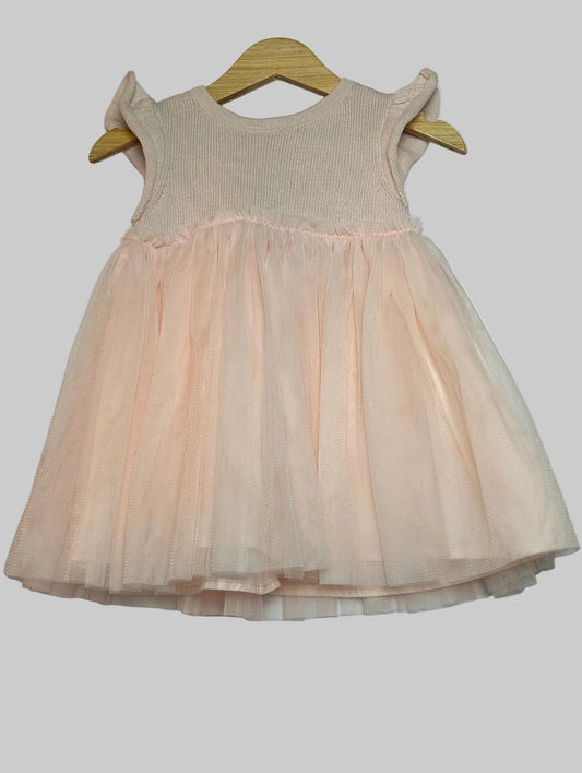 First Impressions Pink Dress 12M