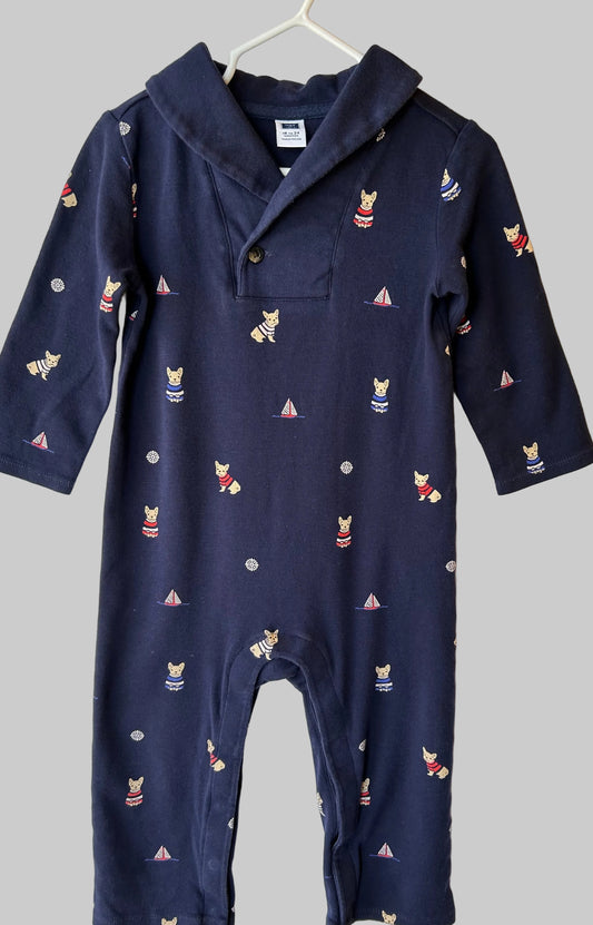 Janie and Jack Bulldog/Sailboat Jumper 18-24M