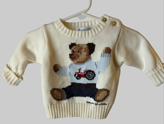 Ralph Lauren Bear Sweater 3M