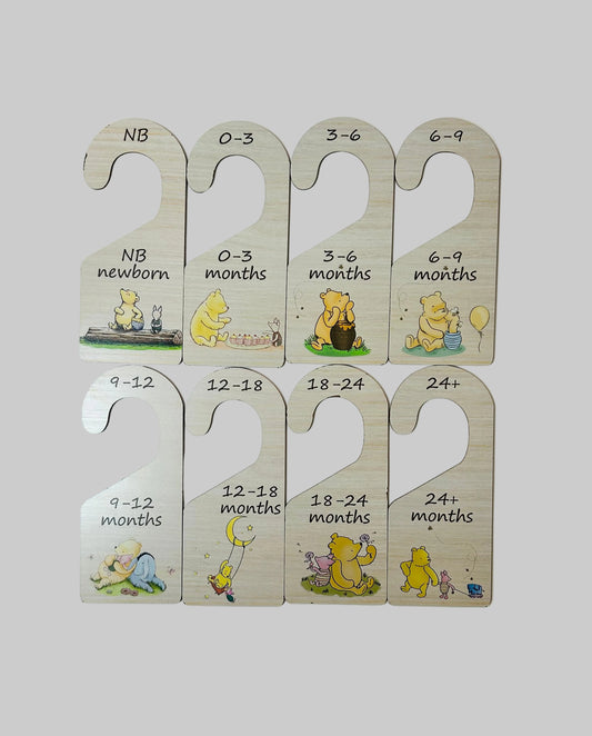 Pooh Bear Closet Organizers