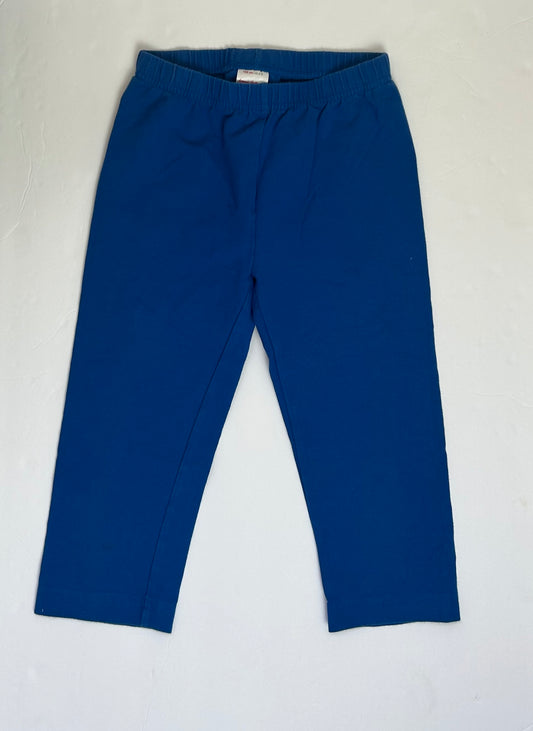 Hanna Andersson Blue Crop Leggings 6/7