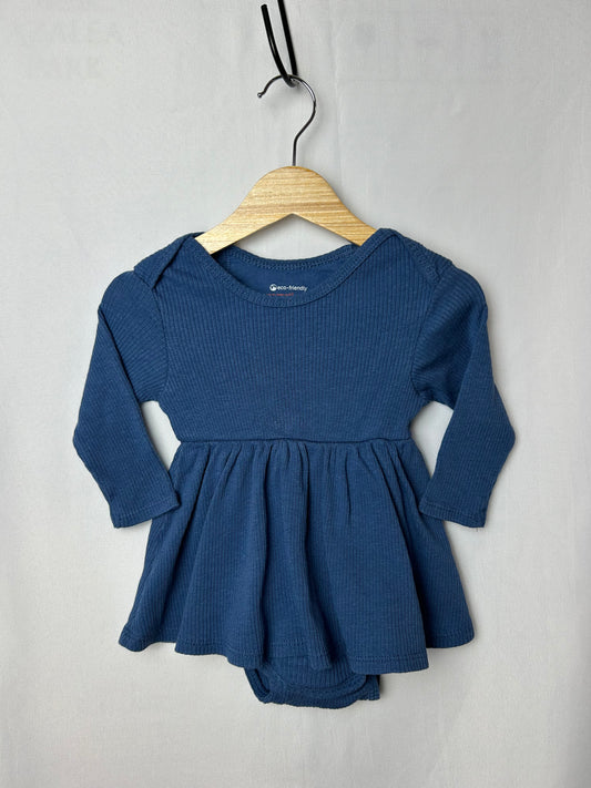 Magnetic Me Blue Bodysuit Dress 3-6M