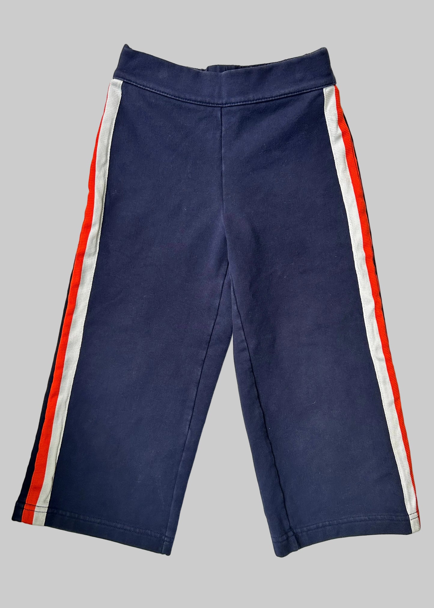 Janie & Jack Navy Orange Stripe Pants 5T