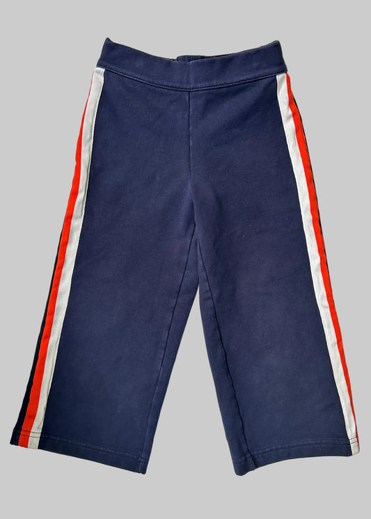 Janie & Jack Navy Orange Stripe Pants 5T