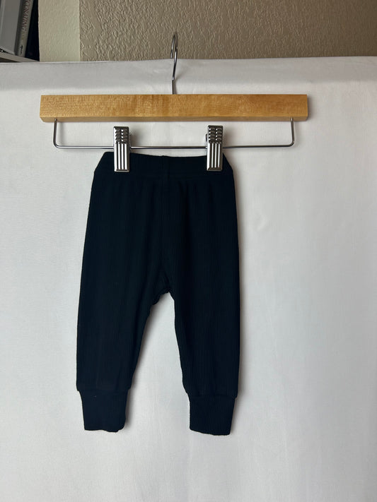 Little Bipsy Silky Black Pants 0-3M