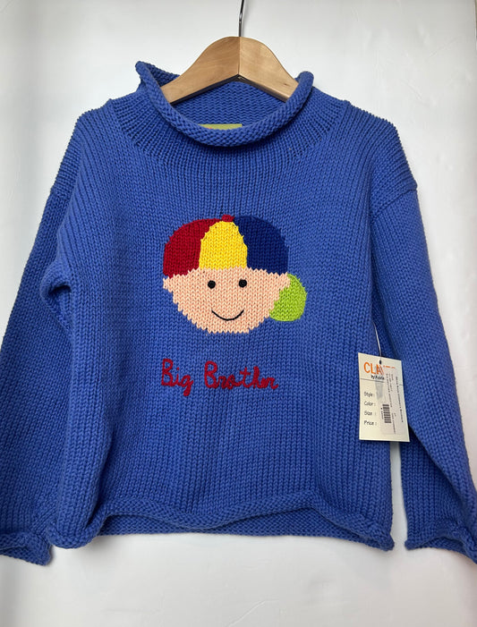 Claver Big Brother Sweater 4 NWT