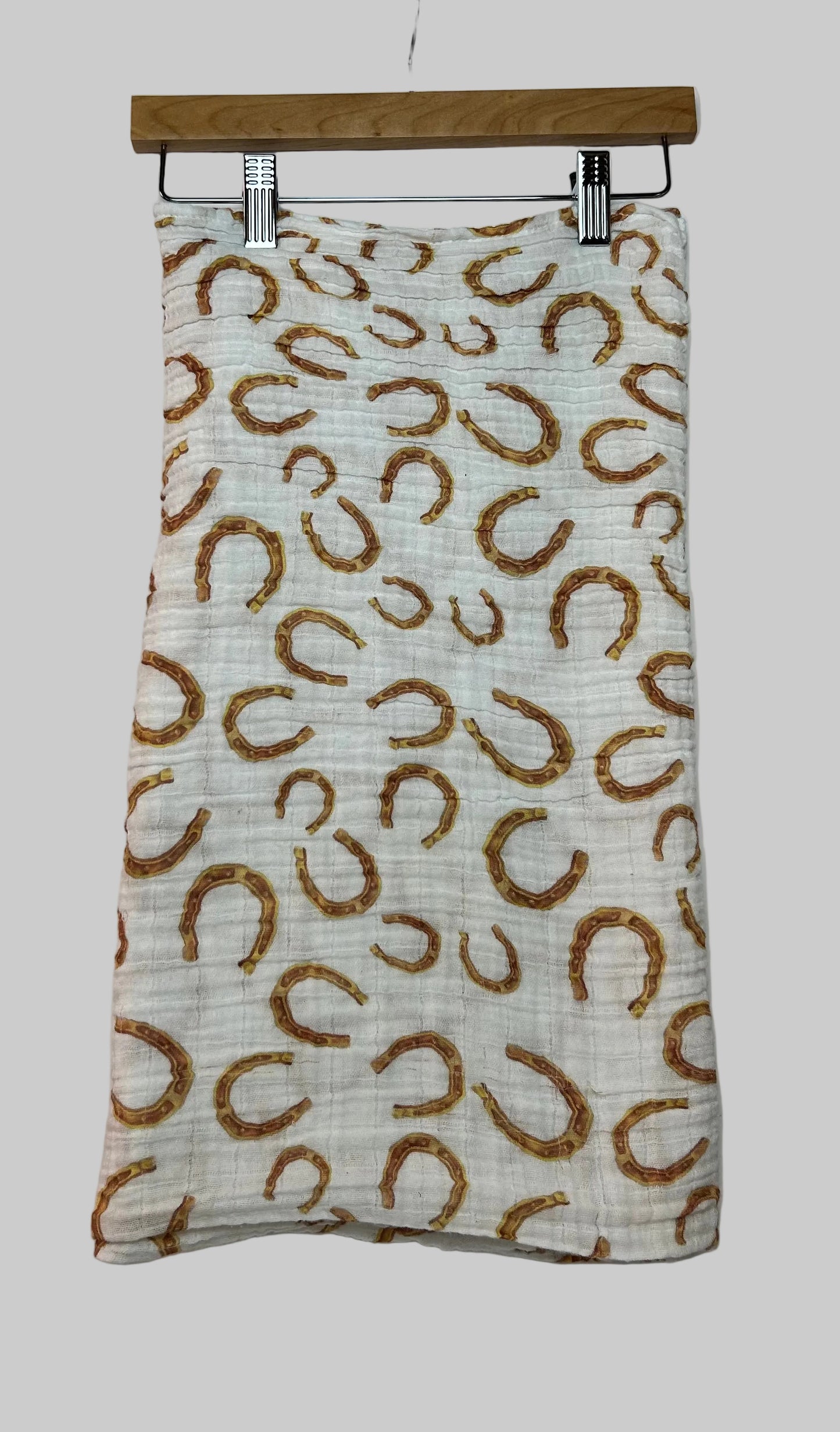 Lolly Banks Horseshoe Muslin Swaddle