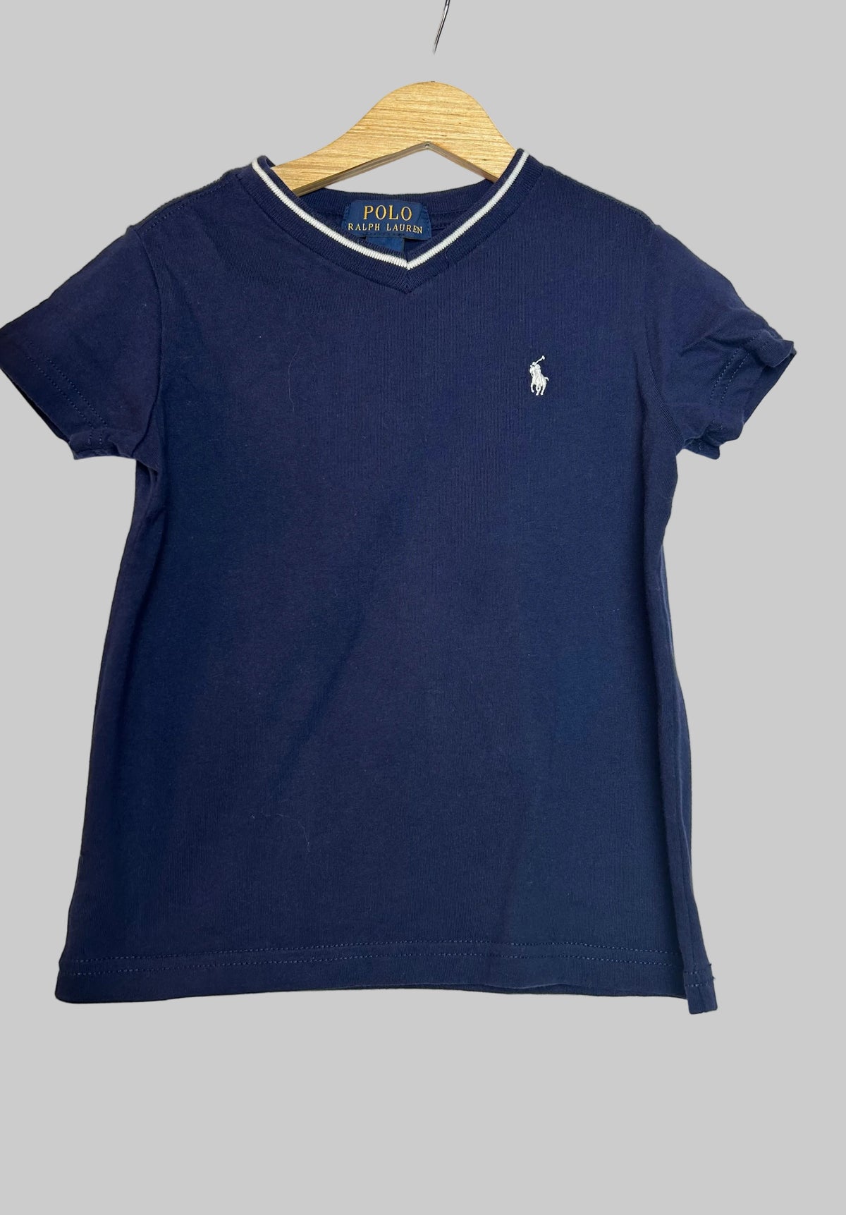 Polo Ralph Lauren Navy Shirt White Trim 3T