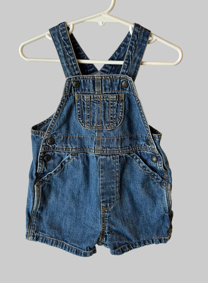 Baby Gap Denim Shortalls 6-12M