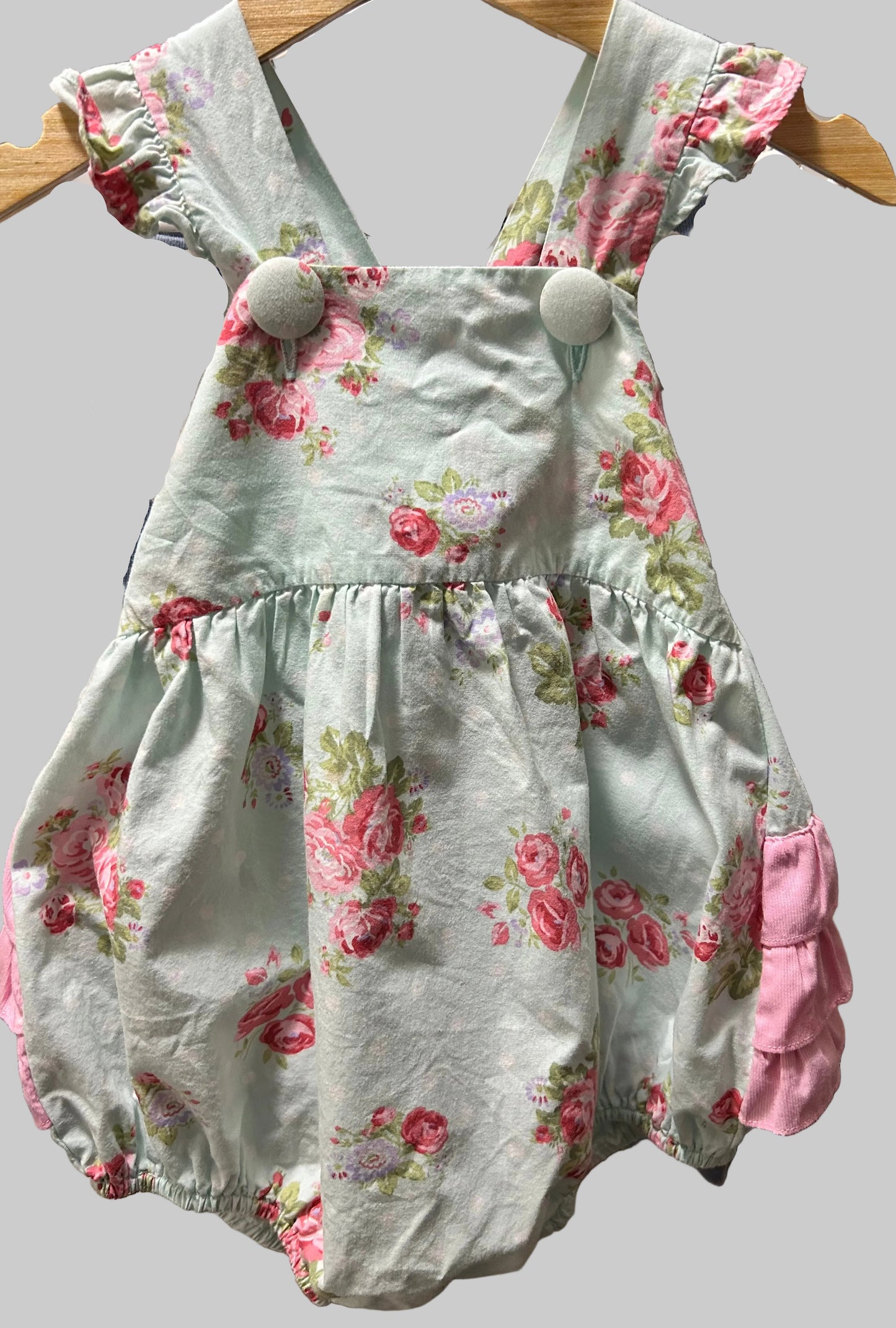Smocked Auctions Vintage Romper 18M
