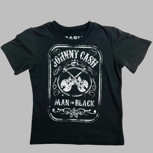 Johnny Cash Black T-Shirt 4T