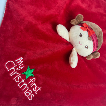 Little Me My First Christmas Doll Security Blankie