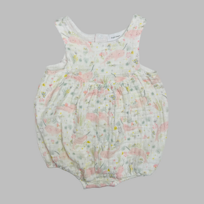 Angel Dear Narwhal Print Bubble Romper 12-18M