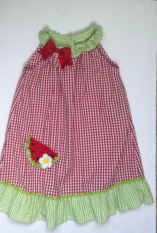 Rare Editions Watermelon Dress 4T
