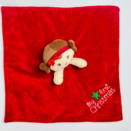 Little Me My First Christmas Doll Security Blankie