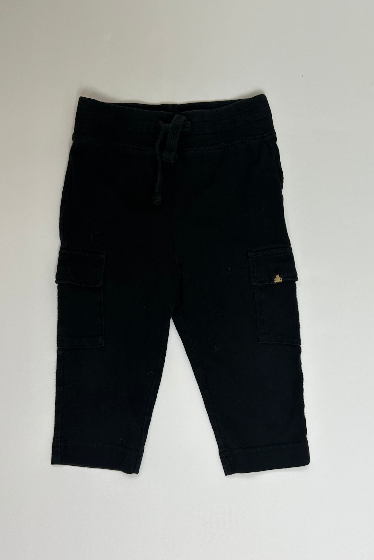Baby Gap Black Cargo Pants 12-18M