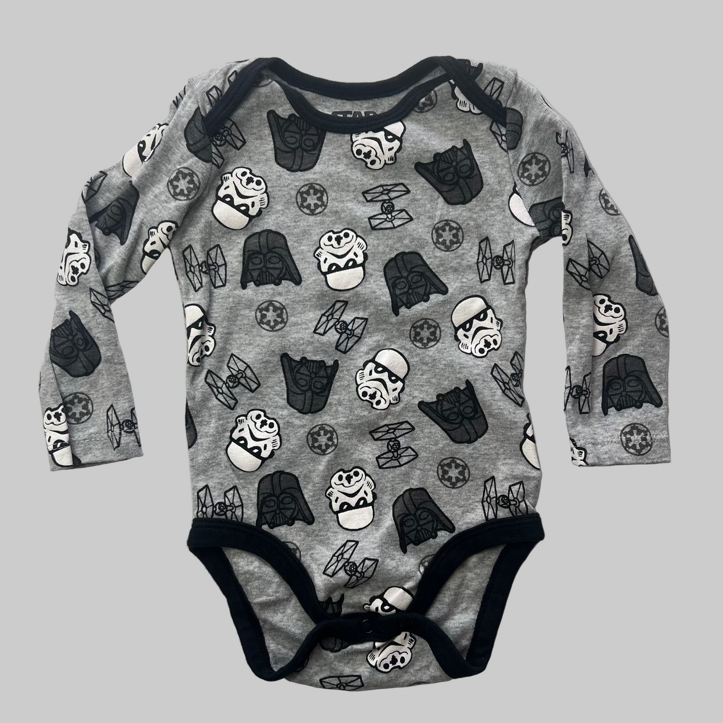 Star Wars LS Onesie 12M
