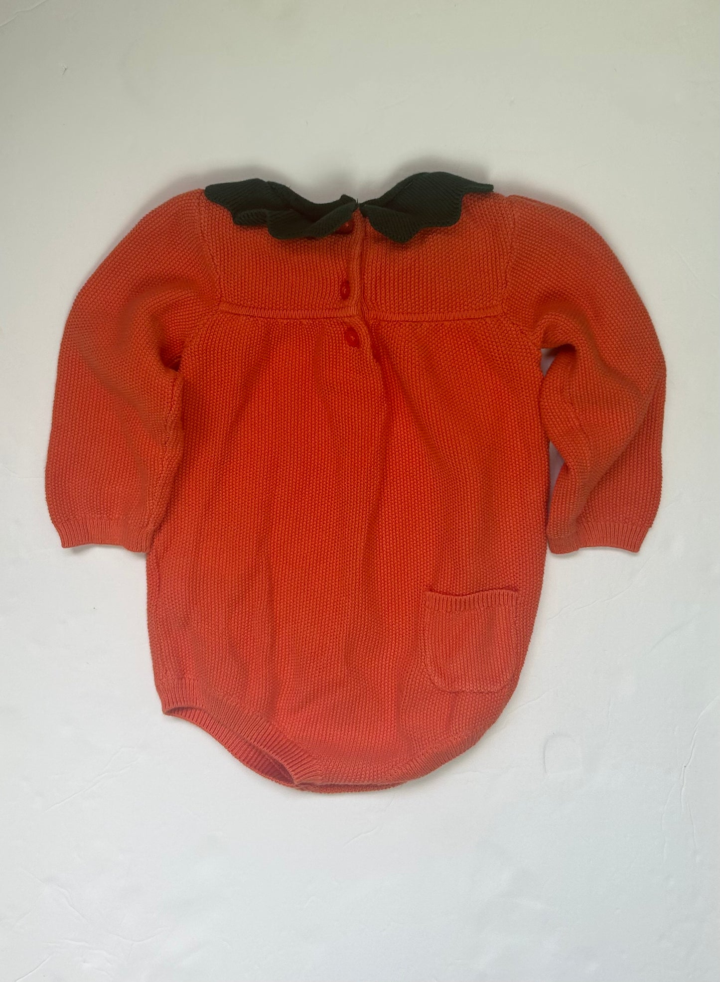 Janie and Jack Pumpkin Onesie 18-24M