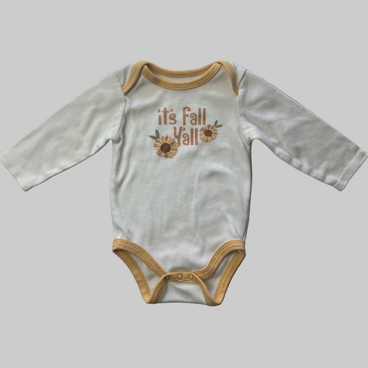 It’s Fall Y'all LS Onesie 3-6M