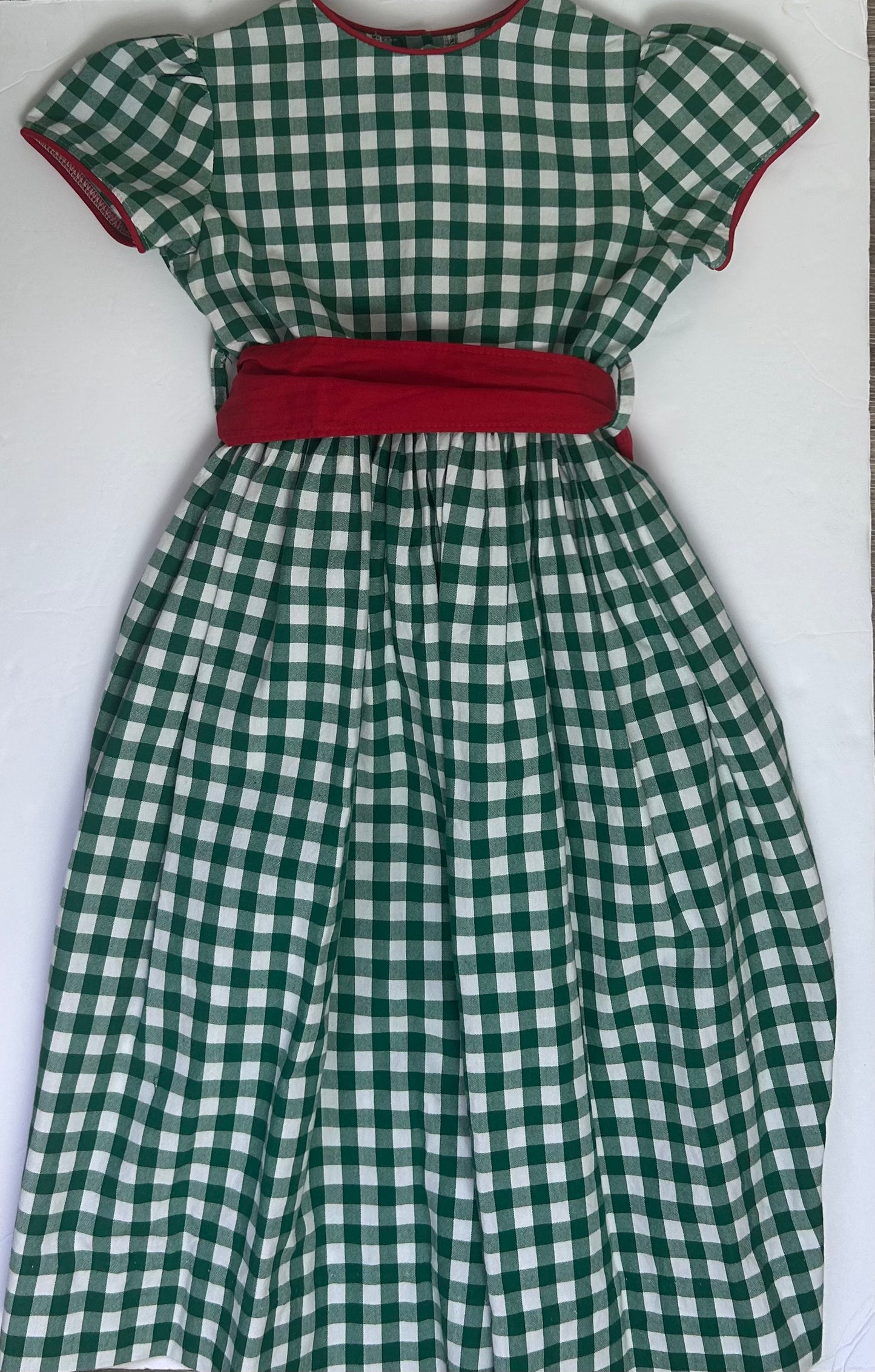 Funtasia Too Green Gingham Dress 6x