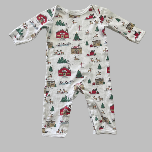 Hudson Baby Holiday Coveralls 9- 12M
