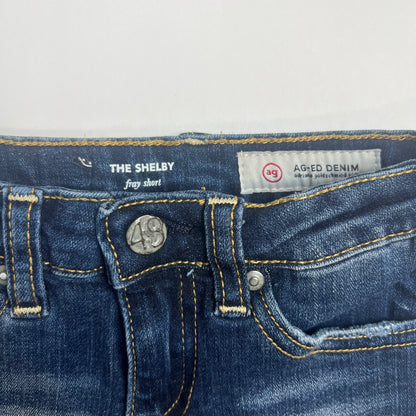 AG Kids Shelby Fray Denim Shorts 18M