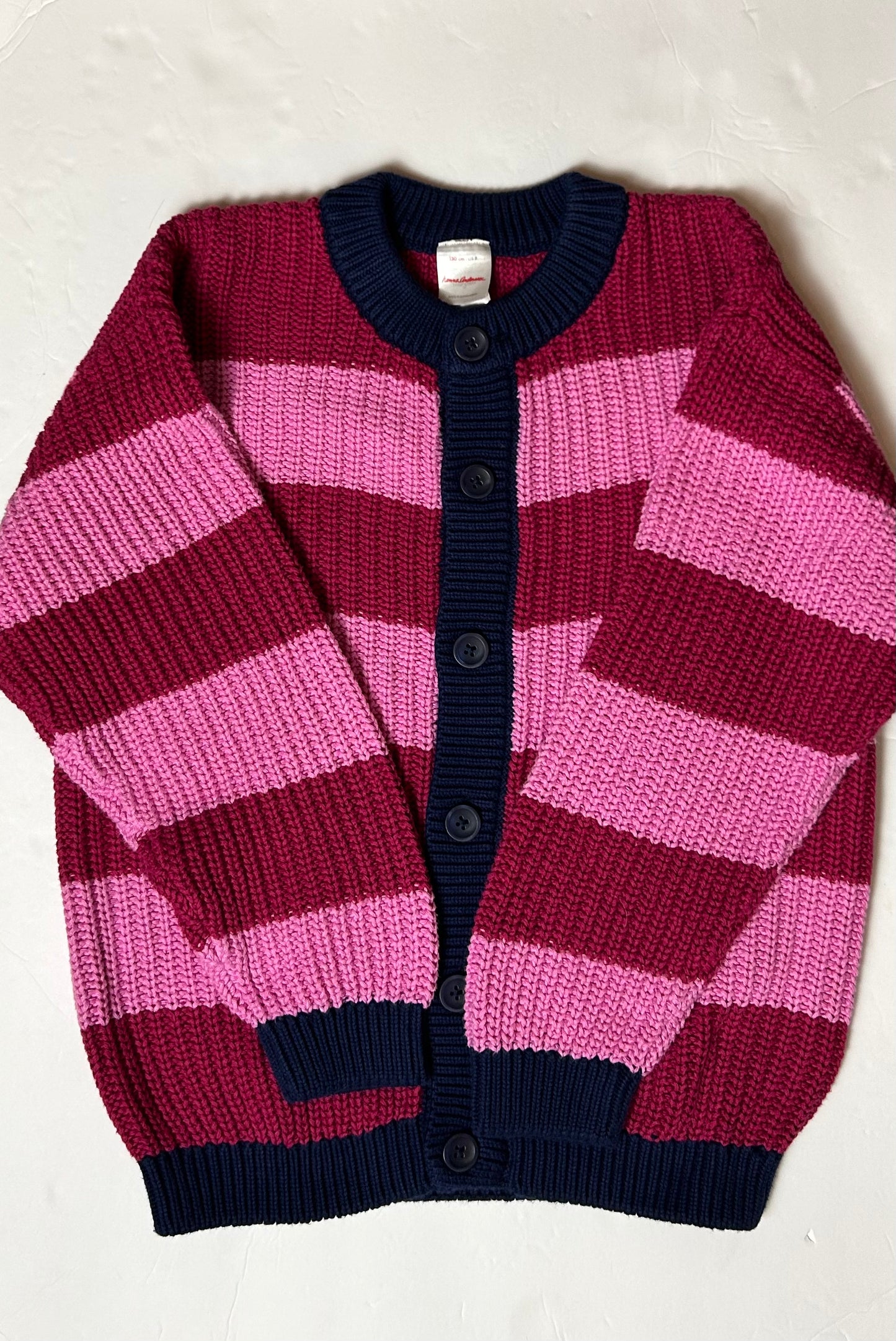 Hanna Andersson Pink Knit Cardigan 8