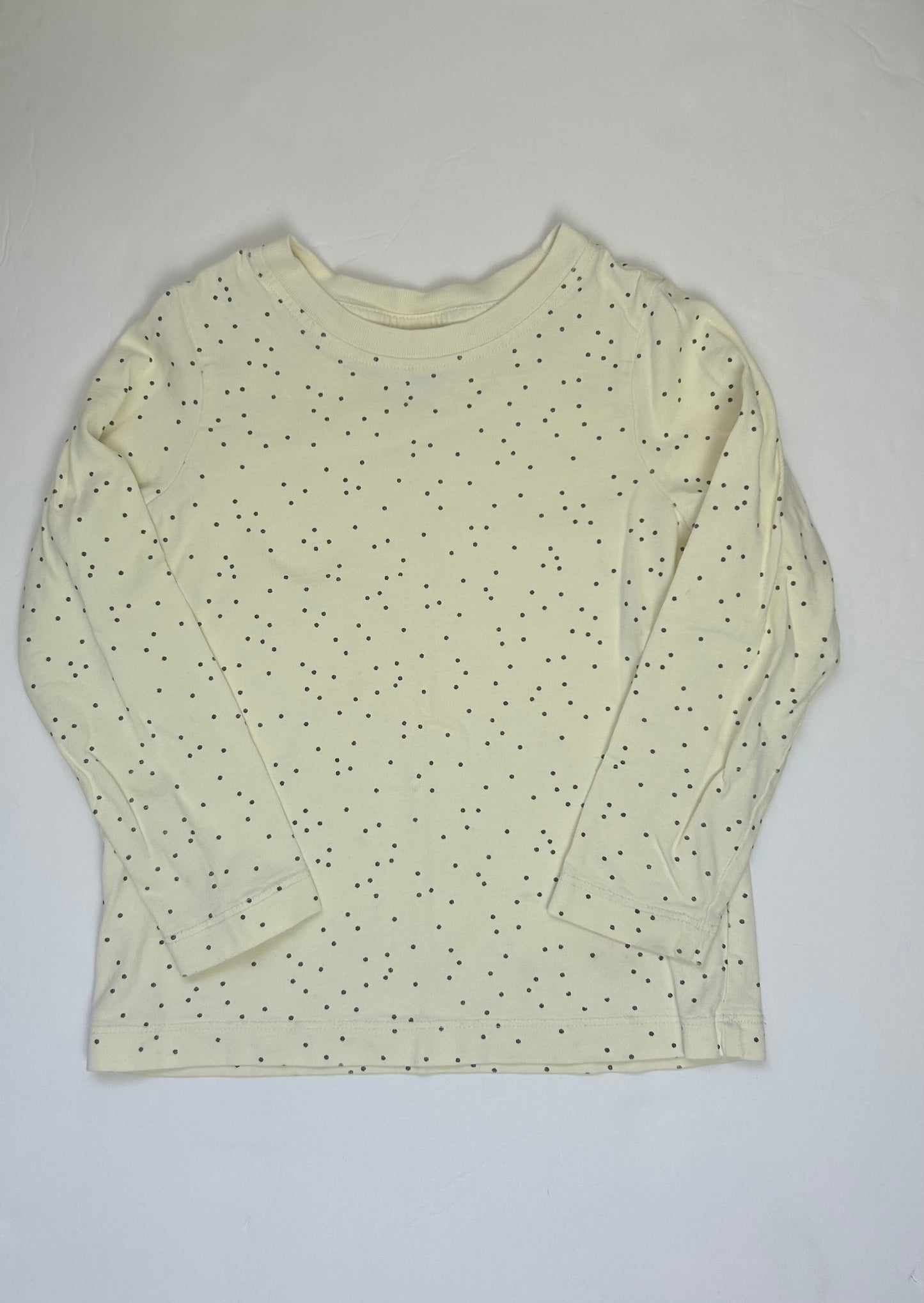 Hanna Andersson LS Cream Top 4T