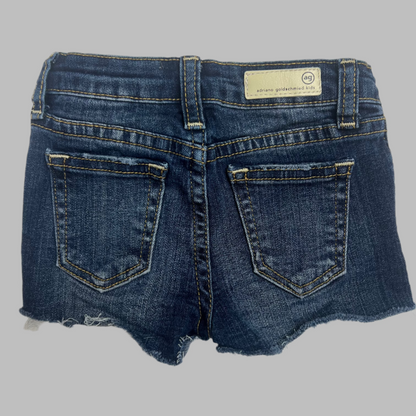 AG Kids Shelby Fray Denim Shorts 18M