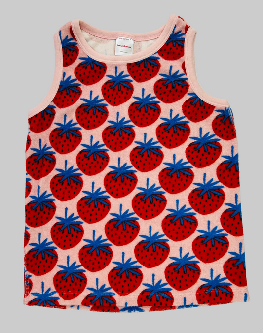 Hanna Andersson Pink Strawberry Tank 6/7