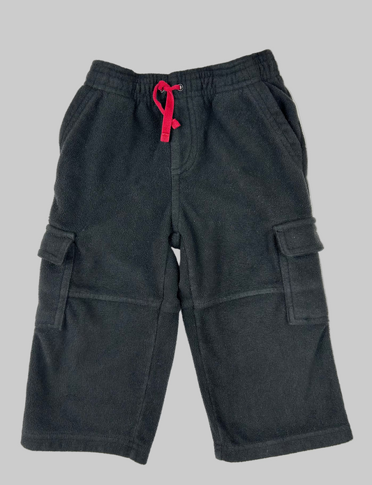 Janie & Jack Black Fleece Joggers 18-24M