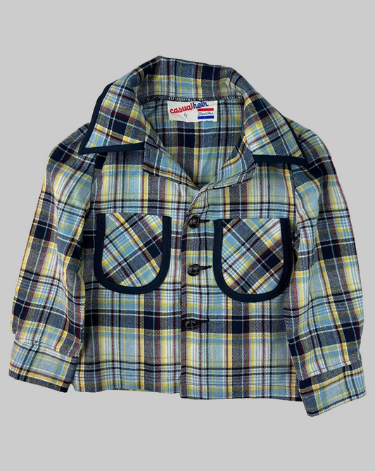 Vintage  Casual Heir by Elegant Heir Plaid Jacket 3T