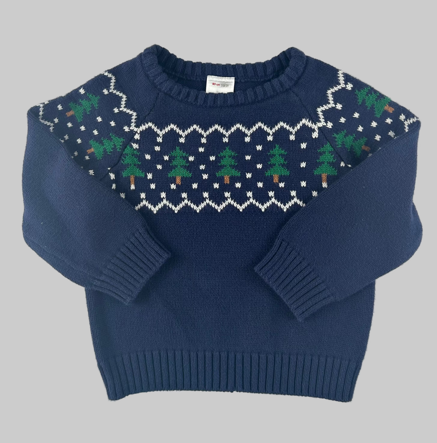 Hanna Andersson Tree Sweater 2T