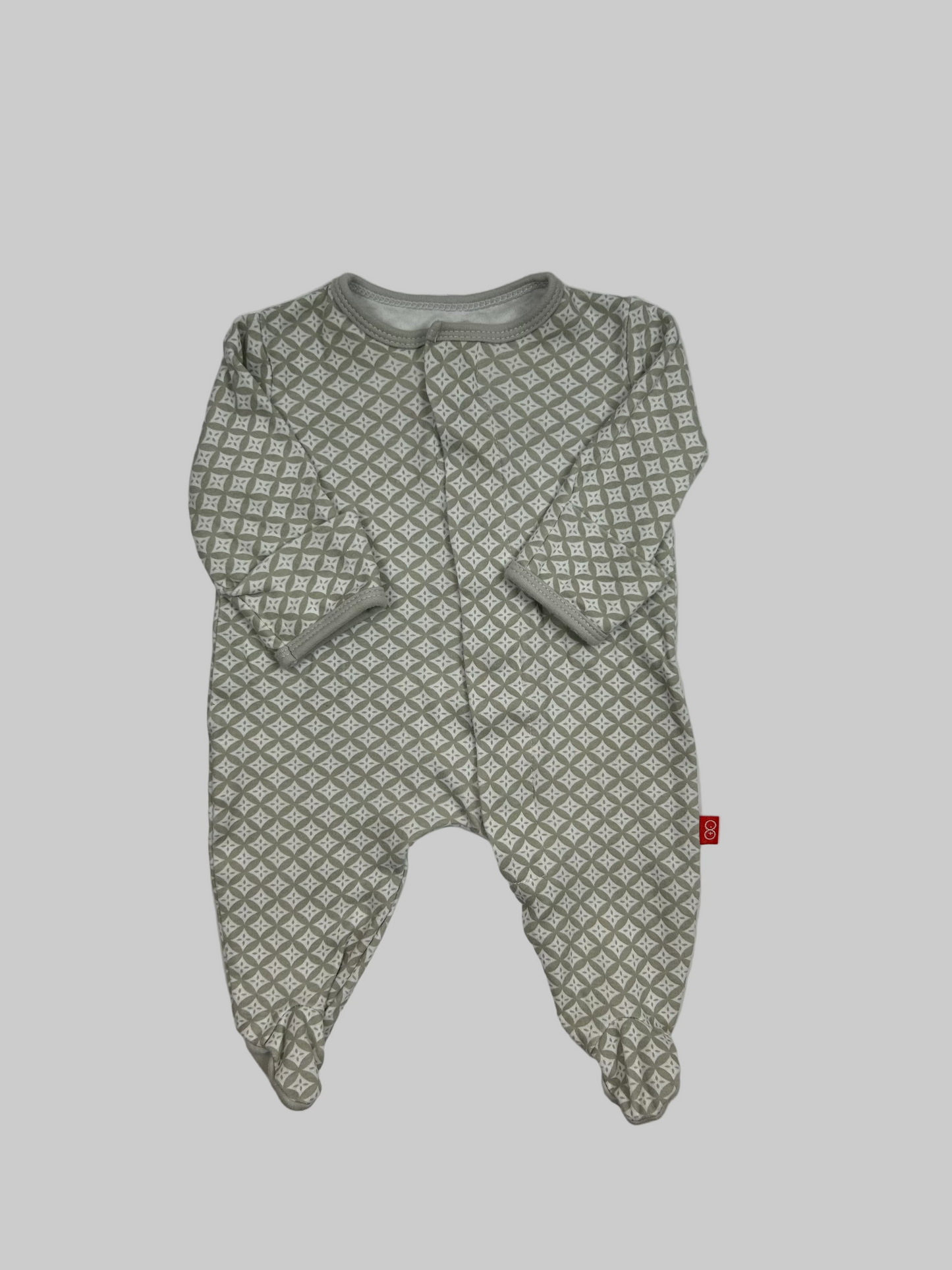 Magnetic Me Gray Footie NB